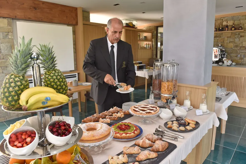 Il buffet della colazione